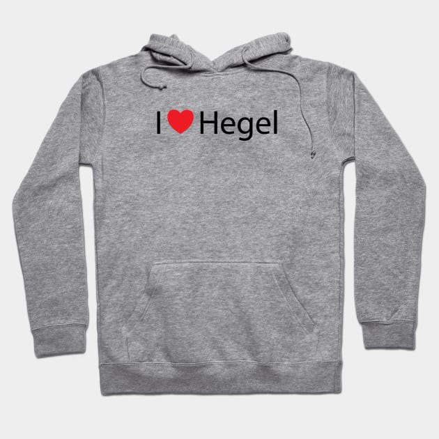 I heart Hegel (I love Hegel) philosophy Hoodie by Window House